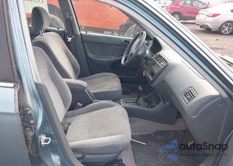 2000 Honda Civic Lx из США, поврежденный, VIN 2HGEJ6675YH599982